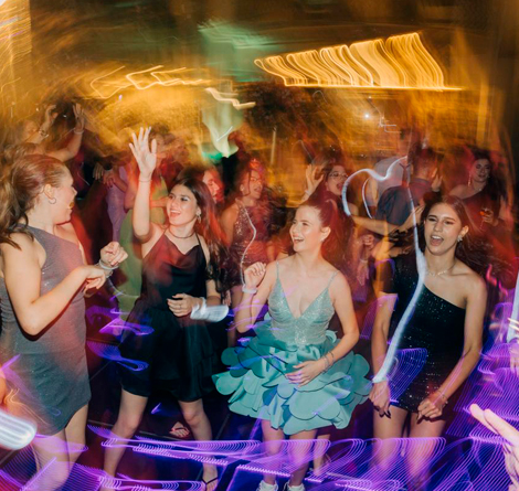 Pista de dança animada